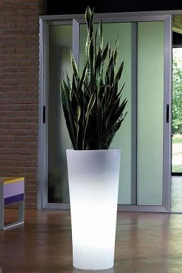 VASO IN RESINA LUMINOSO ALTEZZA cm. 85x38